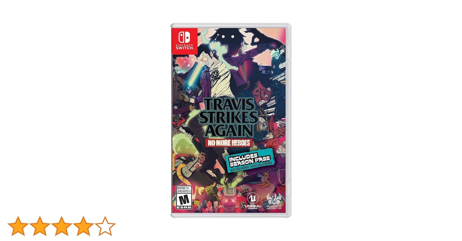 Nintendo Switch TRAVIS STRIKERS AGAIN : NO MORE HEROES Travis Strikes Again: No More Heroes + Season Pass